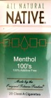 NATIVE MENTHOL 100 BOX 